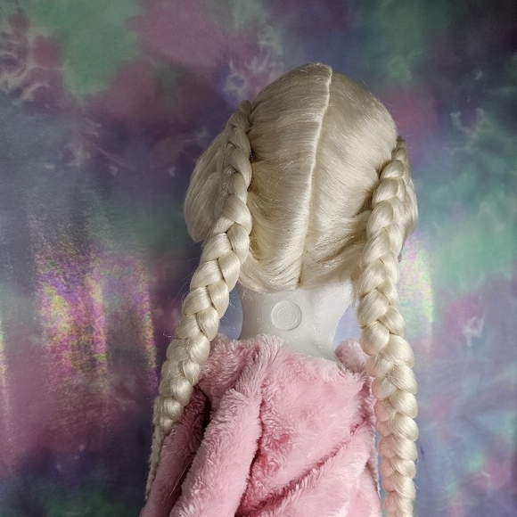Light Icy Blonde Double Braid Boxer Braids Wig - Picture 4 of 11